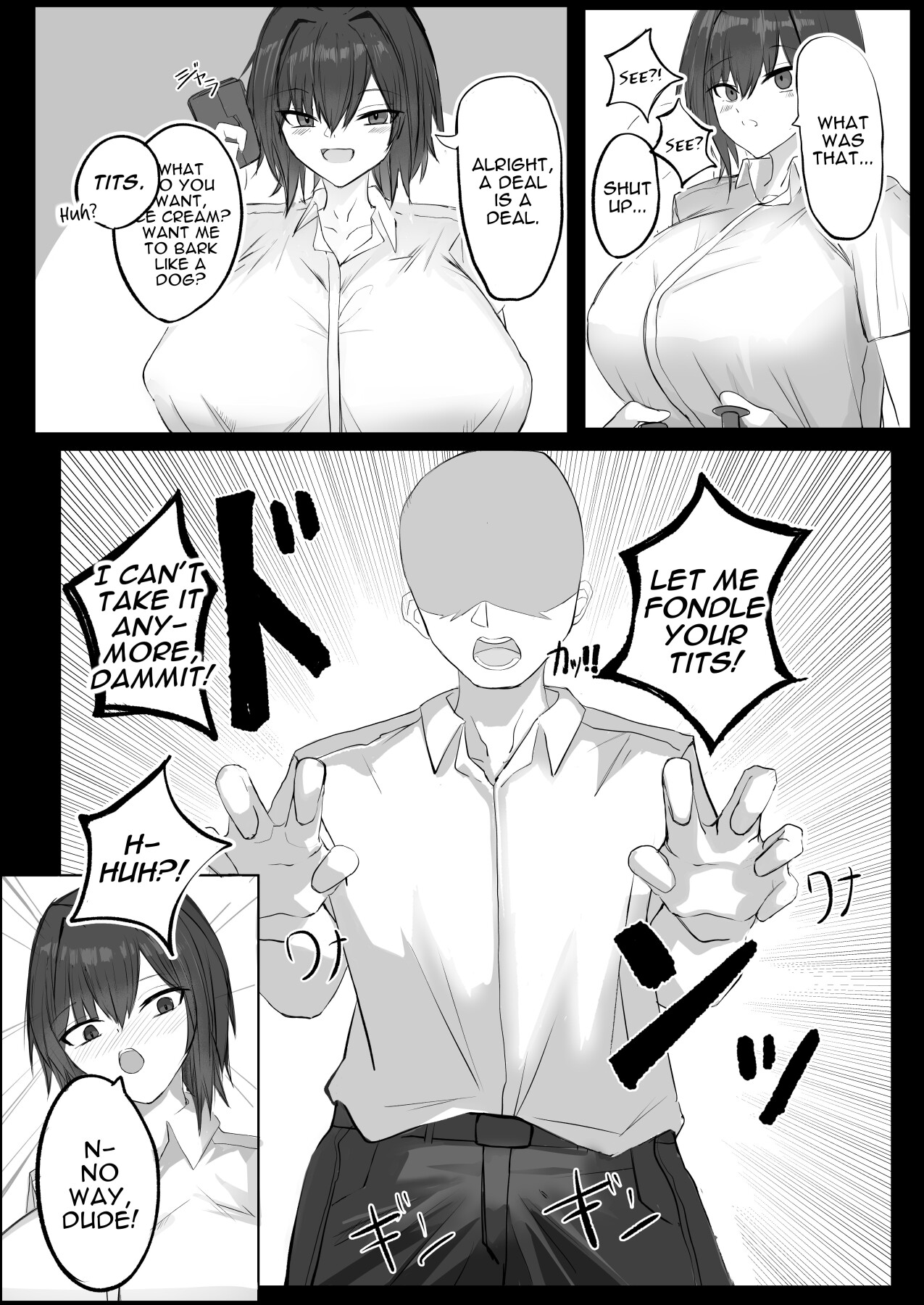 Hentai Manga Comic-Sex With My J-cup Bust Friend Who I Used To Think Was A Guy-Read-7
